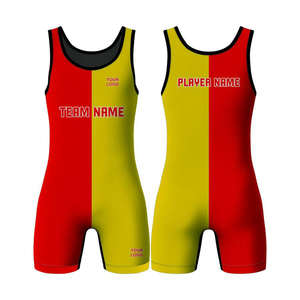 Nouvel arrivage Meilleur prix Singlets de lutte Costume de musculation personnalisé vierge Vêtements de lutte cool pour hommes - Product Image 4