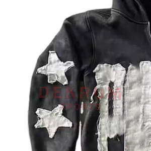 Prix de Gros 2026 – Nouveaux Sweats à Capuche Homme Tendance Hiver Effet Vieilli Broderie Personnalisée Logo Qualité Supérieure Faible MOQ - Product Image 4