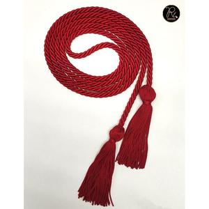 Cordón de Honor Verde Kelly Premium con Borla, Estilo Único, Cordón de 4 Pulgadas, Longitud de 60 Pulgadas, Accesorios para Prendas, Cordones de Procesamiento - Product Image 2