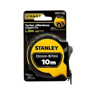 Cinta Métrica Compacta Stanley Taschenrollbandma Compact Pro L.10m B.25mm EG II con Precisión de 0,5 mm/m - Product Image 2