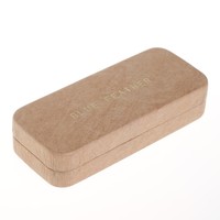 Étui à lunettes rectangulaire portable en acier et cuir, étui rigide étanche pour lunettes de lecture, boîte à lunettes, étuis à lunettes