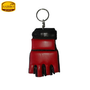 พวงกุญแจมวยขนาดเล็กทำจากหนังแท้อุปกรณ์ชกมวยหนังพียูพิมพ์ลายสไตล์มืออาชีพโลโก้ตามสั่ง - Product Image 2