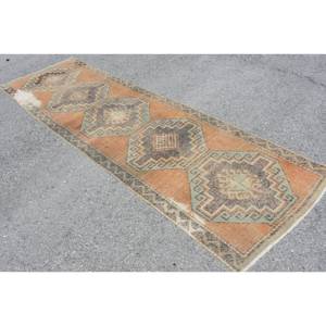 พรมขนสัตว์สีเบจสีส้ม11.1ft สไตล์วินเทจขนาด3.3 x ทรงสี่เหลี่ยมผืนผ้าพื้นที่ขนาดใหญ่ของห้องโถงยางหญ้าทะเลสำหรับตกแต่งห้อง - Product Image 3