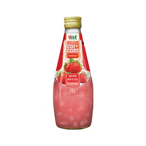 Jugo de fruta Cojo de fresa de 290ml con muestra gratis de Nata De Coco Vinut, Etiqueta Privada, proveedores mayoristas (OEM, ODM) - Product Image 1