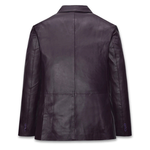 Chaqueta de cuero de alta calidad Chaqueta de cuero genuino con logotipo personalizado para hombres Precio al por mayor Chaquetas de cuero para hombres de temporada de invierno - Product Image 2