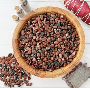 Vente en gros de copeaux de cristal d'obsidienne en acajou de qualité supérieure pour la méditation Feng Shui de haute qualité Sculpture de pierres précieuses Décoration de la maison Amour - Product Image 5