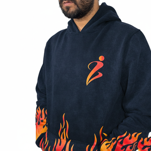 Sweats à capuche d'hiver pour hommes grande taille de haute qualité, 100% coton, respirant, séchage rapide, fournisseur direct d'usine, sweats à capuche basiques - Product Image 5