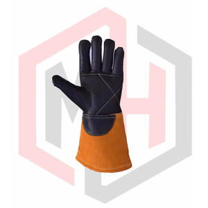 Gants de soudage professionnels avec paume résistante à l'abrasion et ajustement ergonomique - Product Image 2
