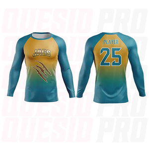 Uniformes personalizados para equipos de fútbol americano 7v7, paquetes de ropa deportiva, bolsas, guantes, camisetas de compresión, impresión por sublimación - Product Image 2