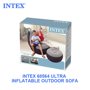 Intex 68564 Ultra Lounge Outdoor <strong>Inflatable</strong> <strong>Sofa</strong> with Footrest &amp; Ottoman - Product Image 6