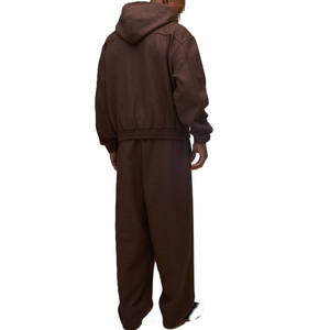 เสื้อฮู้ดดี้ผู้ชาย ผ้าฝ้ายฟลีซหนานุ่ม 420-450 GSM ทรงหลวม พร้อมบริการปักลายตามสั่ง สำหรับการผลิตแบบ OEM และ Private Label - Product Image 2