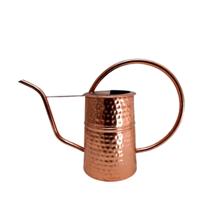 Regadera martillada de Metal de alta calidad con acabado dorado, regadera decorativa para el hogar y el jardín y macetas para macetas, hidratación - Product Image 1