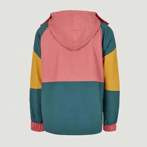 แจ็กเก็ตกันลมสำหรับผู้ชายเสื้อกันลมแขนยาวระบายอากาศได้ดีน้ำหนักเบาสีตัดกันงานตามสั่ง - Product Image 6