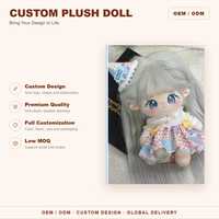 Poupée en coton personnalisée CE CPC, poupée en peluche Kpop Idol personnalisée, 20 cm, vêtements et accessoires de star coréenne, jouet en peluche, usine OEM