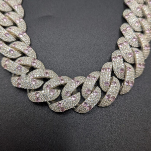 Collier Hip Hop de Luxe Iced Out avec Diamants Moissanite VVS et Argent Sterling 925, Collier Unisexe Bling de Luxe - Product Image 5