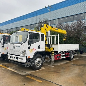 Grúa Montada en Camión FAW de Bajo Precio, 4x2, 5 Toneladas, Grúa Pequeña para Camión, Grúa Pequeña de Elevación Diésel para Camión en Venta - Product Image 6