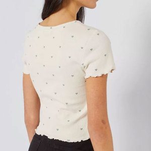 Camiseta corta para mujer, estilo moderno, para uso cómodo al aire libre - Product Image 5