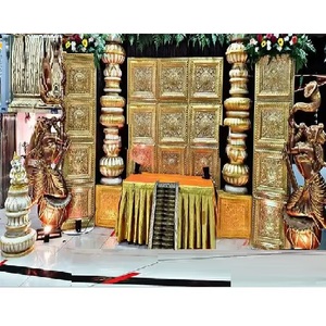 Paneles de Escenario de Fibra de Vidrio Grandes, Profesionales, Vintage y Modernos para Decoración de Bodas Hindúes, Aniversarios, Ceremonias, Fondos y Eventos - Product Image 1