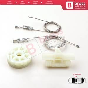 Kit de réparation de lève-vitre avant droit BWR925 pour Fiorino Qubo MK3 225 Bipper Nemo AA 2008-2024 MPV Van 9222EN - Product Image 3