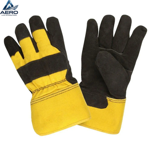 Guantes de Trabajo de Primera Calidad, Guantes de Trabajo de Alto Rendimiento, Guantes de Trabajo de Cuero Transpirable, Buena Calidad, Cómodos - Product Image 3