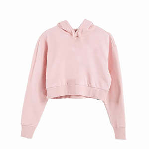 Cozy Woman Crop Top Hoodie Casual Streetwear Moda Soft Fleece Traje moderno de moda Perfecto para usar - Product Image 4