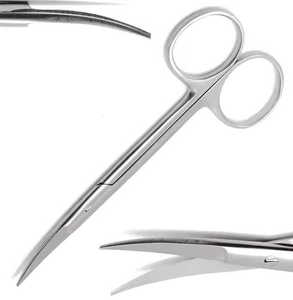 Ciseaux à iris de haute qualité meilleure conception ciseaux chirurgicaux en acier chirurgical meilleure qualité Kit de chirurgie chirurgicale instrument médical - Product Image 3