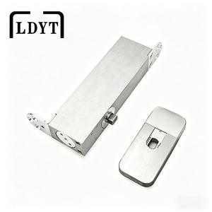 Système de charnières de sol hydrauliques dissimulées série DFG890 UK M+ 150 KG à pivot automatique réglable - Product Image 1
