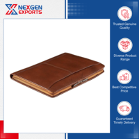 Increíble Oferta, Portafolio de Cuero Genuino, Carpeta Portafolio, Alta Calidad, Diseño Personalizable, Venta al por Mayor Global, Bajo Costo