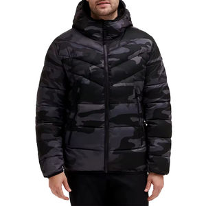 Chaqueta de Invierno Personalizada con Estampado, Acolchada, Cálida, Cortavientos, Impermeable, con Cierre de Cremallera, Informal, Aislada, de Punto y Plumas - Product Image 4