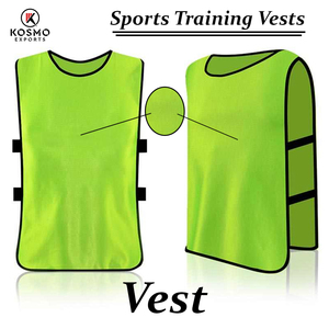 Logo personnalisé Football Gilet Maillots De Football À Séchage Rapide Équipe Sports Jeux Gilet Jeunesse Pratique Formation Bavoirs - Product Image 5
