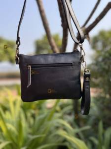 Hand Tooled Carving Handbag Jacquard <b>Black</b> Color Sling Bohemian Aztec Fabric Lightweight Zipper Stylish Hot Selling <b>Bags</b> for - Product Image 3