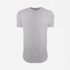 Camiseta Deportiva Premium para Hombre, Cuello Redondo, Ajustada, CVC, Gris, Talla Grande - Product Image 2