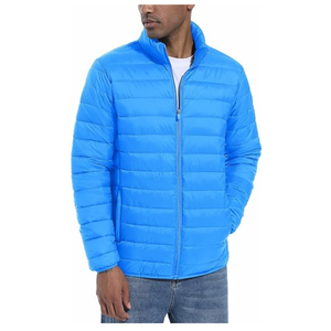 Veste d'hiver matelassée pour homme OEM personnalisée, imperméable, épaisse et chaude, manteau à bulles, vente en gros, logo personnalisé, vêtement d'extérieur lourd - Product Image 5