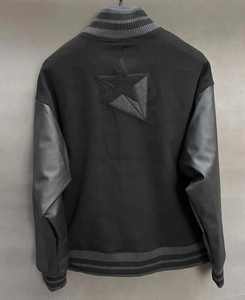 Vestes universitaires unisexes décontractées, personnalisées, épaisses, brodées, imperméables, coupe-vent, réversibles, écologiques, devant - Product Image 4