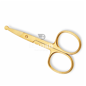 Ciseaux à ongles professionnels en acier inoxydable doré, droits et affûtés, de haute qualité pour pédicure - Product Image 4