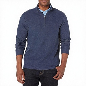 Vente en gros usine – Sweat-shirt unisexe en coton respirant à quart de zip, coupe classique, sans armatures, uni, mi-mollet, pour la maternité - Product Image 1