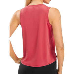 Custom breathable yoga <b>tops</b> for women fitness gym workout wear oem production with private label and logo print services - Product Image 2