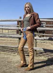 Chaparreras Vaqueras de Cuero Hechas a Mano, Estilo Western, para Montar a Caballo, Ropa de Rancho - Product Image 2