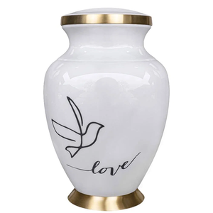 Urnes funéraires de crémation de qualité supérieure, urnes commémoratives en métal faites à la main pour une texture magnifique, urnes humaines pour adultes - Product Image 6