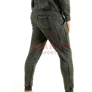 Chándales de Color Sólido con Lavado Ácido, 100% Algodón, Transpirables, de Alta Calidad, Talla Grande, para Invierno, Más Vendidos - Product Image 4