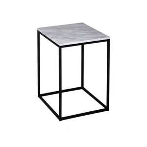 Nouvelle table basse en marbre minimaliste de luxe moderne Ensemble table d'appoint avec base en métal doré Style design maison chambre à coucher ferme - Product Image 5