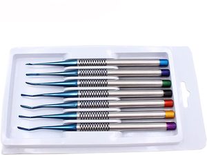 Ensemble d'outils chirurgicaux d'implant et d'extraction d'instruments PDL d'ascenseur de racine dentaire de 7 pièces - Product Image 6