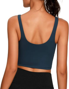 2025 ropa activa personalizada, traje de Yoga para mujer, Sujetador deportivo suave de talla grande, pantalones cortos de entrenamiento con Top corto, Fitness a prueba de viento para otoño - Product Image 4