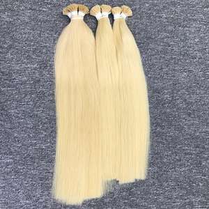 Acheter 100% Extensions de cheveux vierges vietnamiennes Remy brutes à double tirage I-Tip Keratin Straight 100g Diverses couleurs Remy Bulk Discounts - Product Image 6