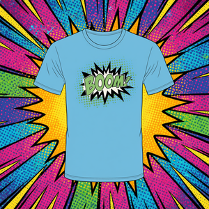 Camiseta Boom Comic Book Explosion Speech Bubble, talla unisex para adultos - Product Image 3