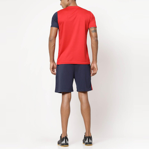 Ropa informal de manga corta de verano para hombre, trajes personalizados para hombre, conjuntos de traje de estilo de gimnasio, conjunto corto de panel para correr, conjunto de algodón transpirable para hombre - Product Image 6