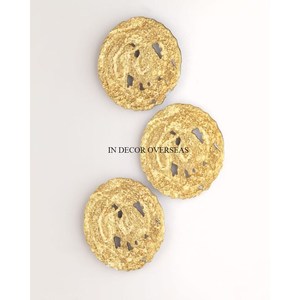 Sous-verres plaqués or de luxe de qualité en métal fabriqués à partir de tailles et de formes personnalisées Décoration et accessoires de centre de table - Product Image 1