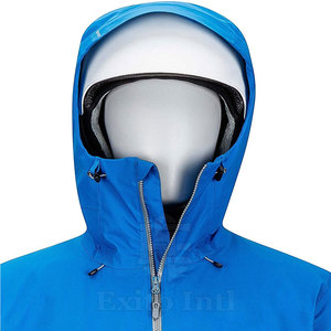 Customized Hooded Fashion Windbreaker Winter <b>Jacket</b> for <b>Men</b> with Front Logo Waterproof High Quality - Product Image 5