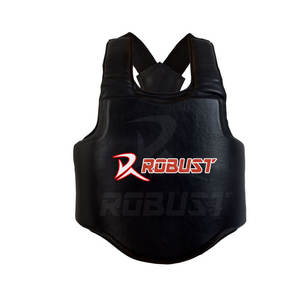 Protection corporelle de boxe professionnelle, protège-poitrine en cuir de vache pour MMA, karaté, taekwondo, équipement d'entraînement avec logo personnalisé - Product Image 3