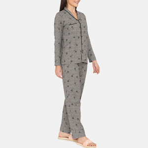 Pijamas de Alta Calidad para Mujer, Ropa de Dormir Larga al por Mayor, Trajes de Noche de Satén para Mujer - Product Image 4